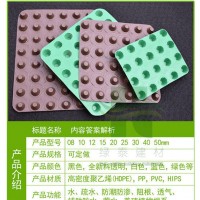 臺(tái)州車庫排水板防護(hù)型高分子塑料排水片材