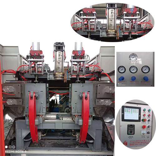 包裝桶吹塑機吹瓶機_雙工位液壓尿素桶吹塑設備
